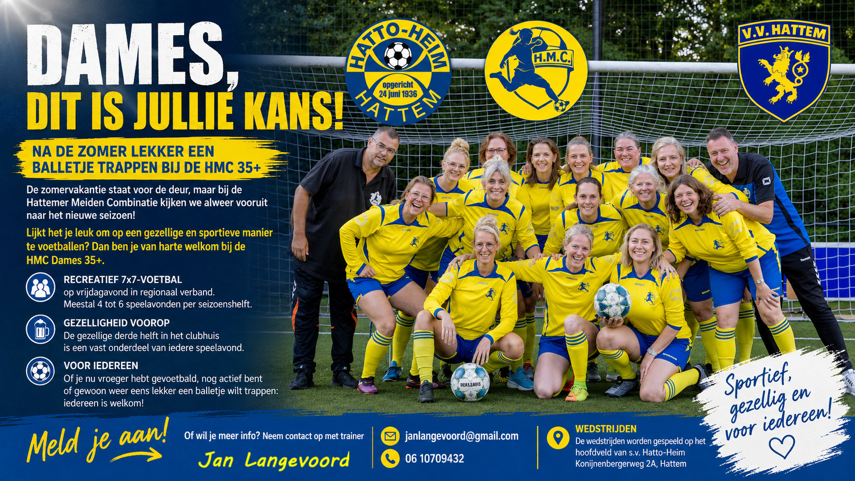 Dames, dit is jullie kans!