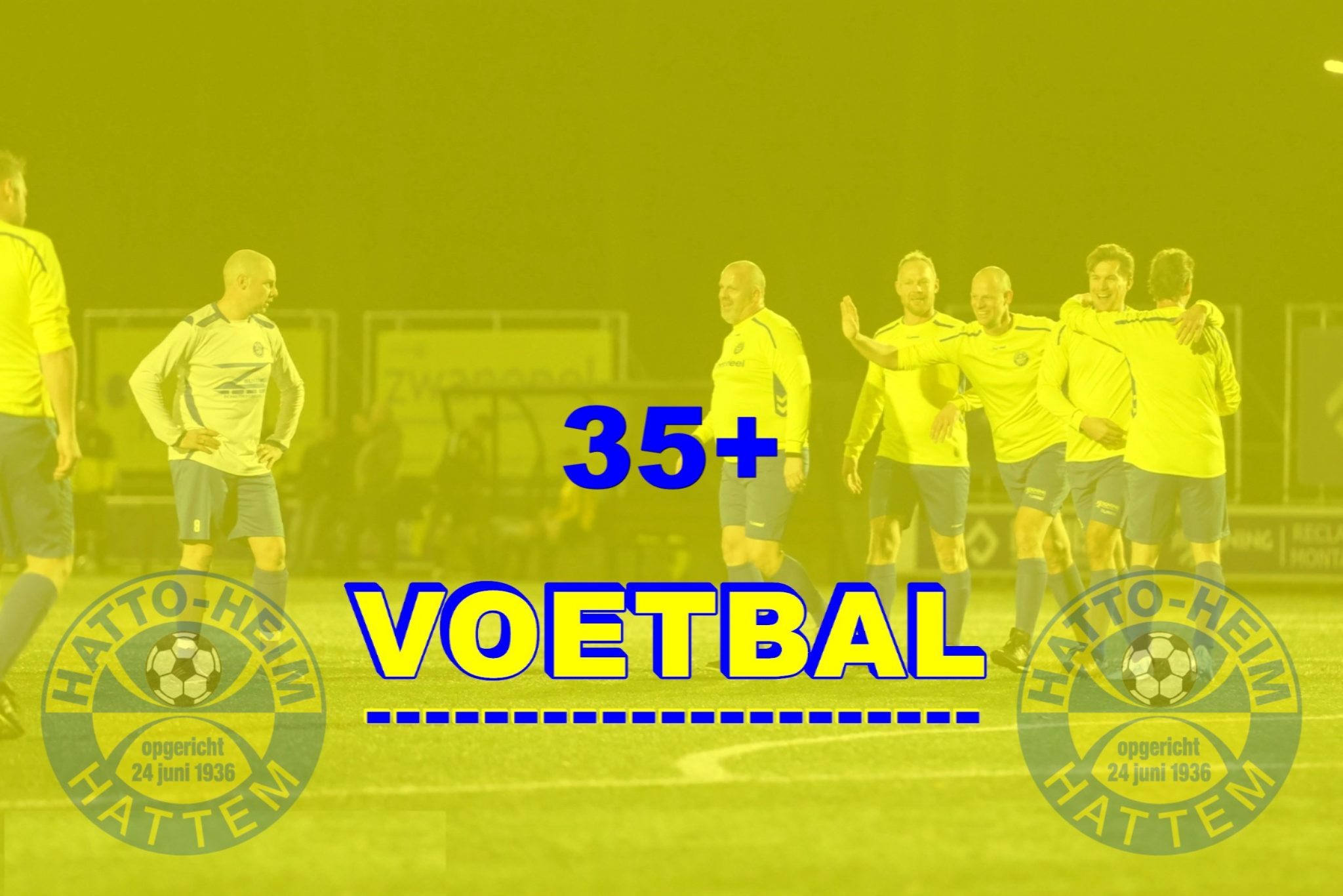 Vrijdagavond 17 april staat weer volledig in het teken van de heren 35➕ voorjaarscompetitie ⚽️