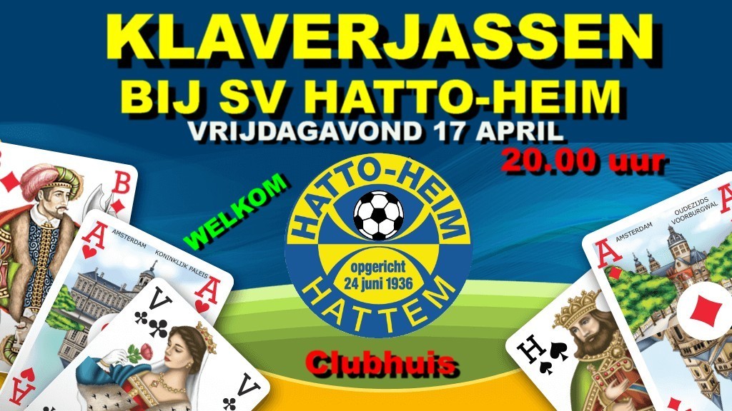 ♣️♦️Klaverjassen bij s.v. Hatto-Heim ♠️♥️