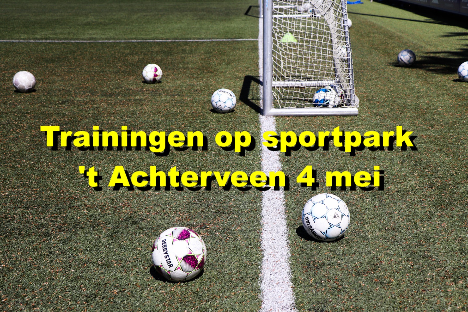 Op maandag 4 mei zijn er op ons sportpark ’t Achterveen gewoon trainingen.