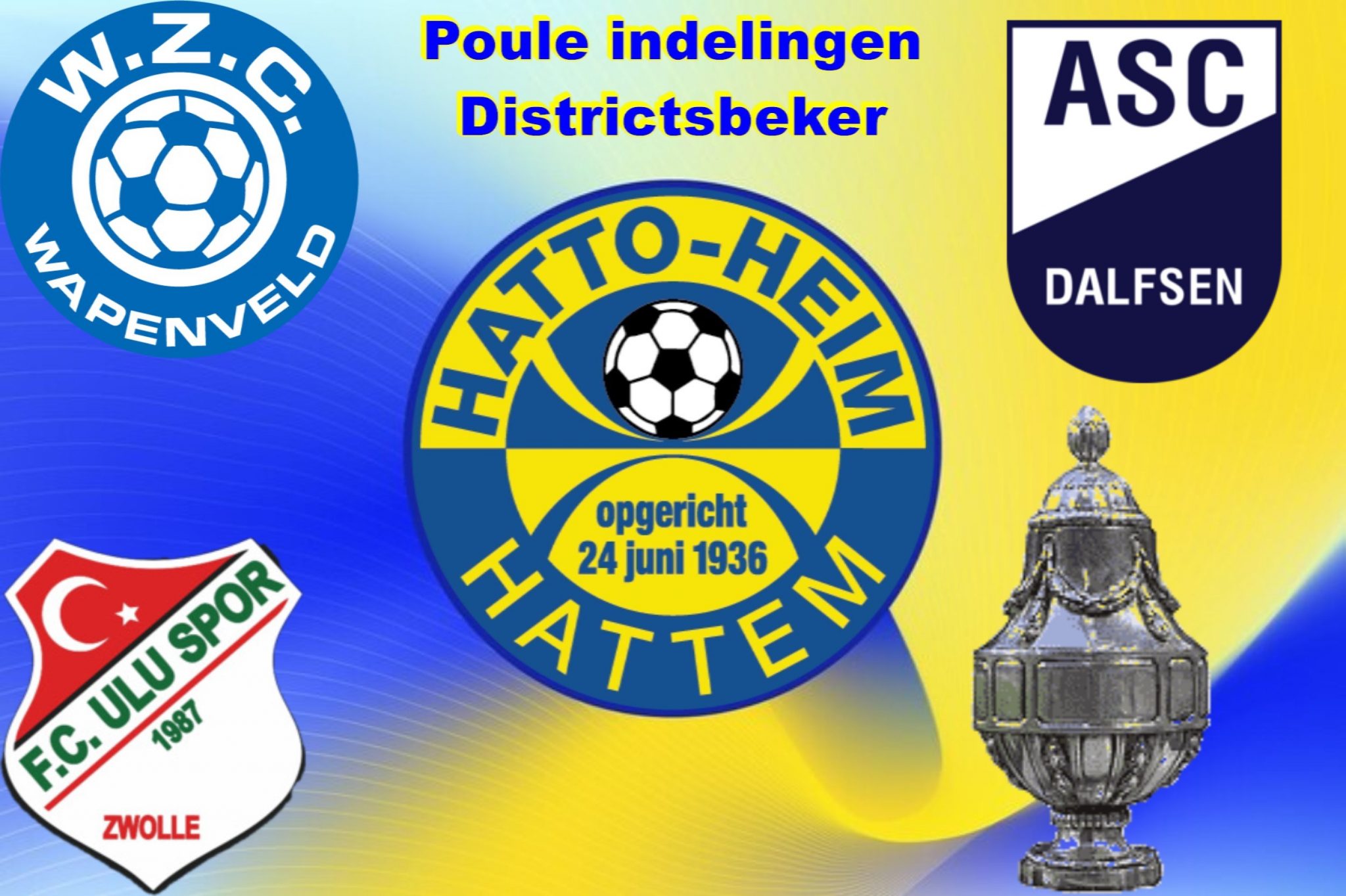 Speeldata voor de KNVB Beker poulefase 2025/2026.