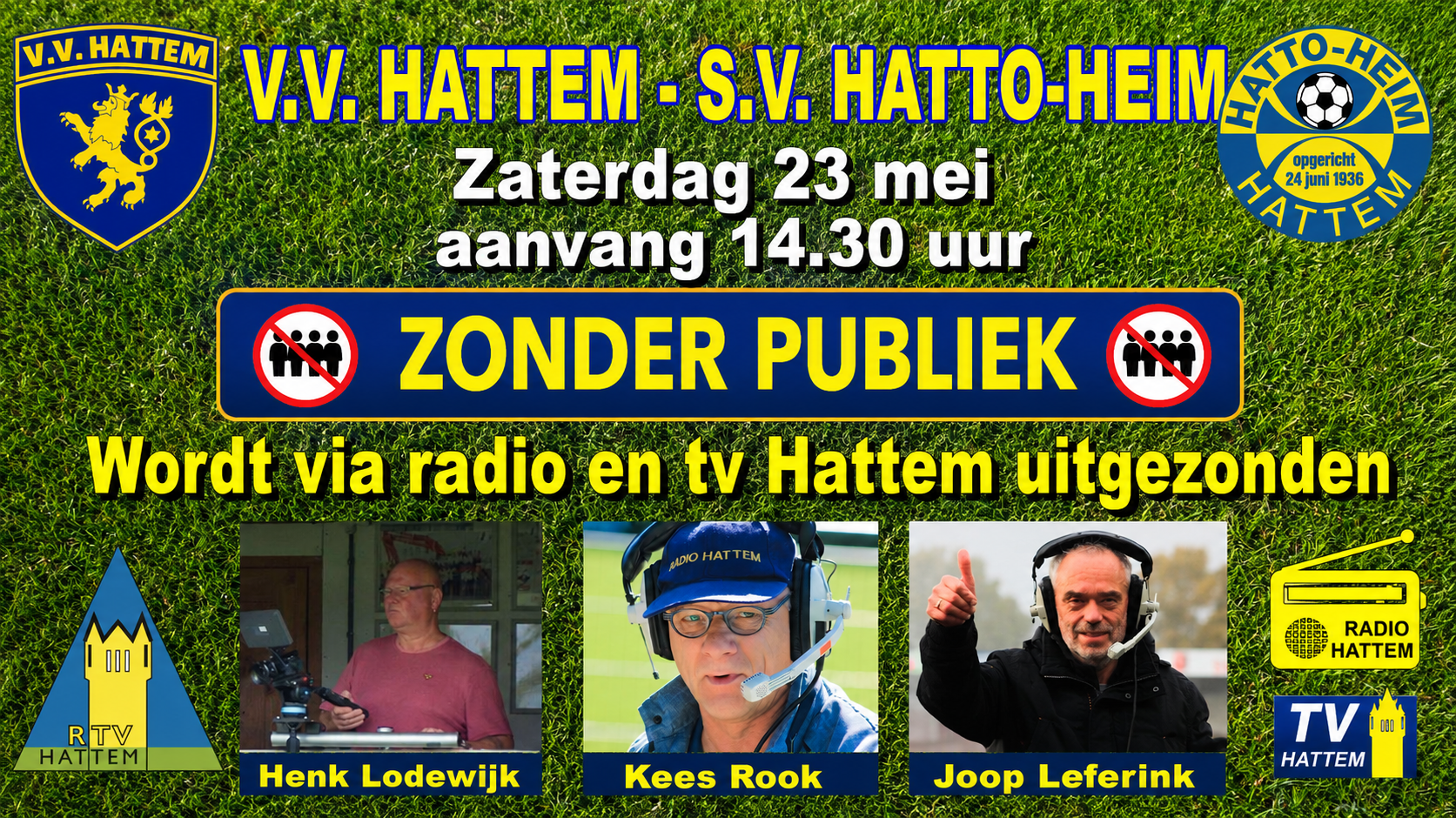 V.V. Hattem - S.V. Hatto-Heim zaterdag 23 mei