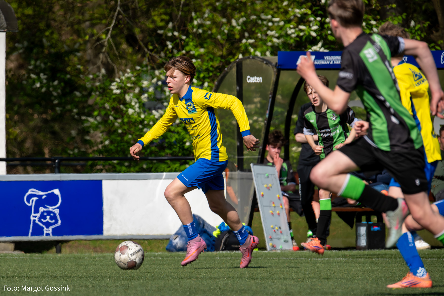 s.v. Hatto Heim JO15-1 tegen SJO FC Dalfsen JO15-1