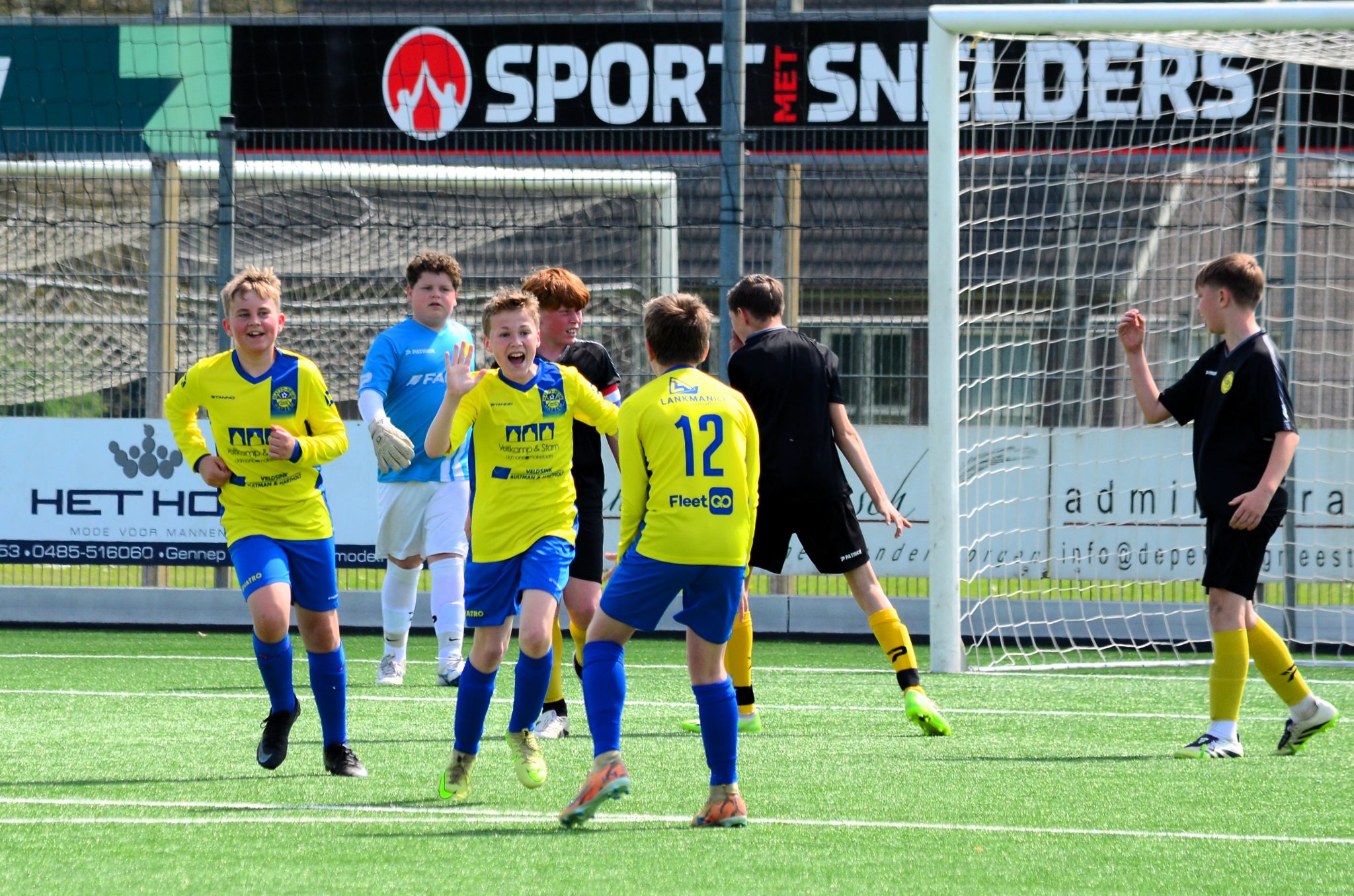 Het bekeravontuur eindigt voor sv Hatto-Heim JO13-2 in Groesbeek