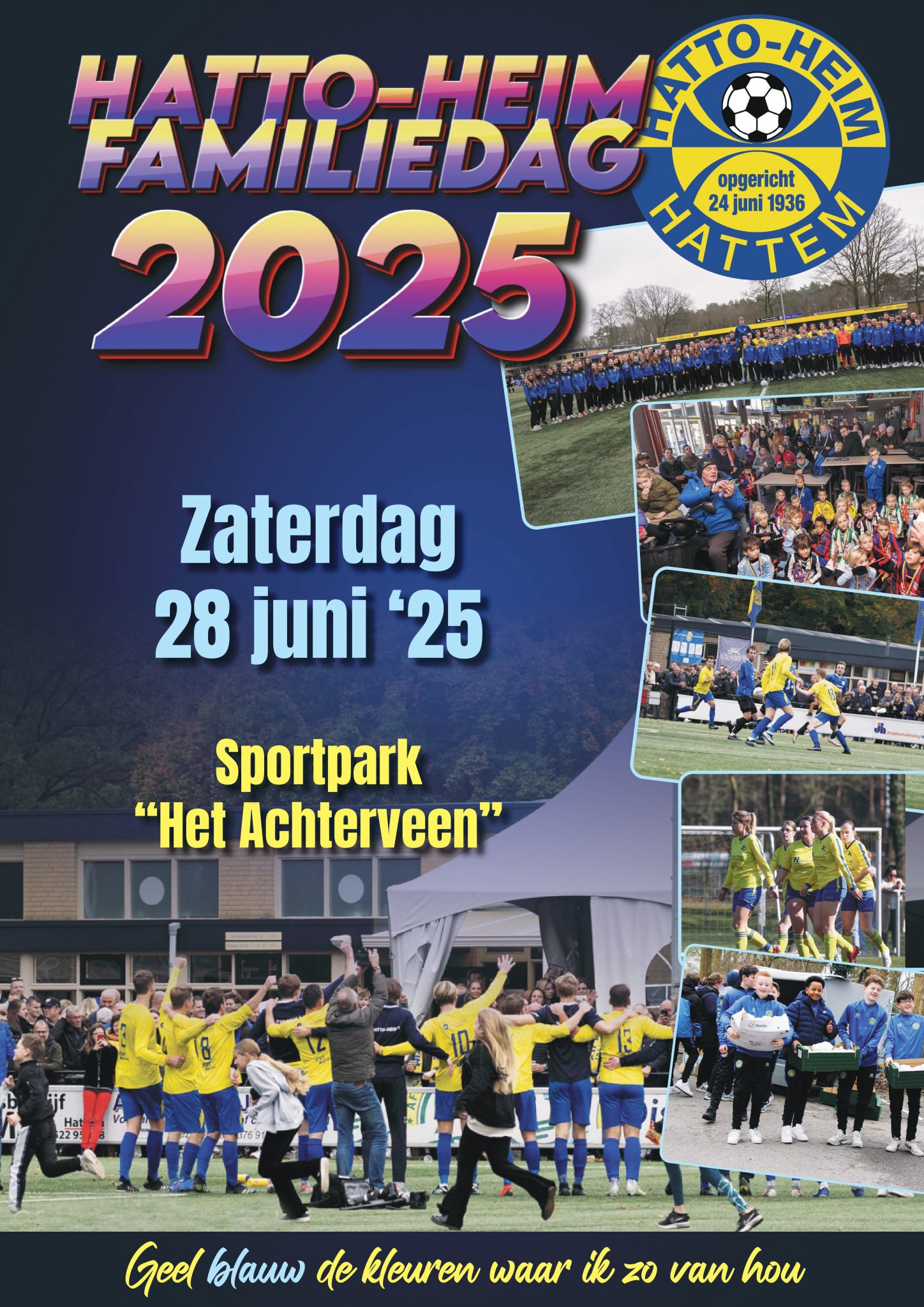 🎉 Familiedag s.v. Hatto-Heim – Een dag vol sport, plezier en gezelligheid! 🎉