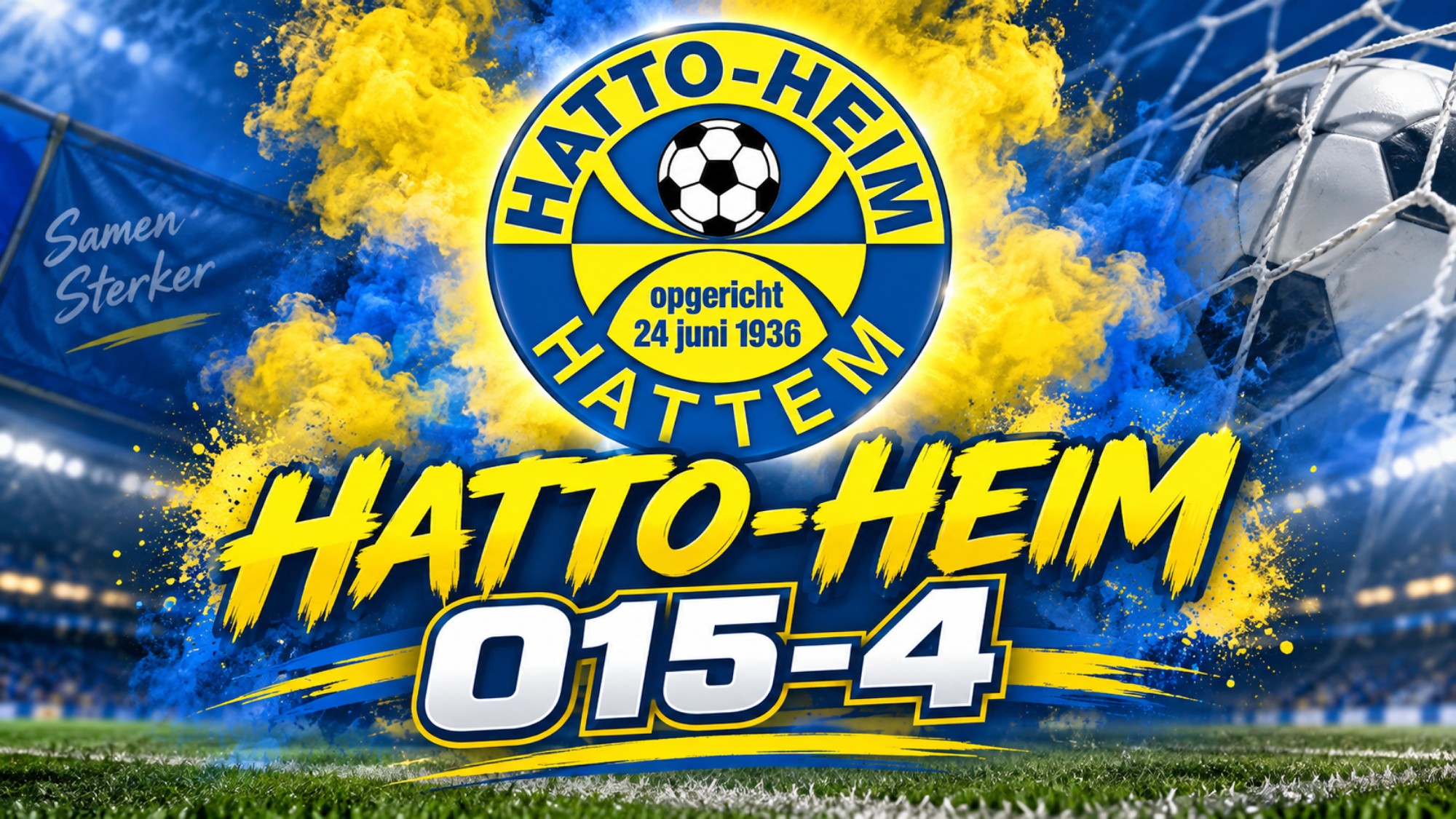 sv Hatto-Heim O15-4 strijdt moedig in eerste competitiewedstrijd