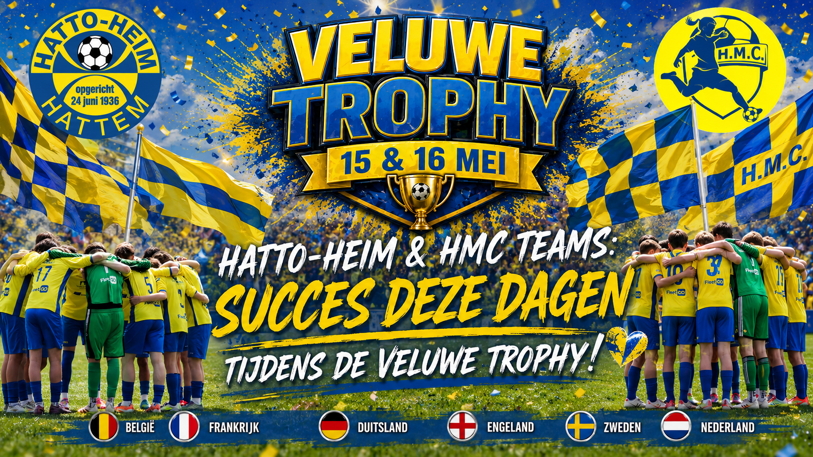 ⚽🌍 VELUWE TROPHY – INTERNATIONAAL JEUGDTOERNOOI 🌍⚽