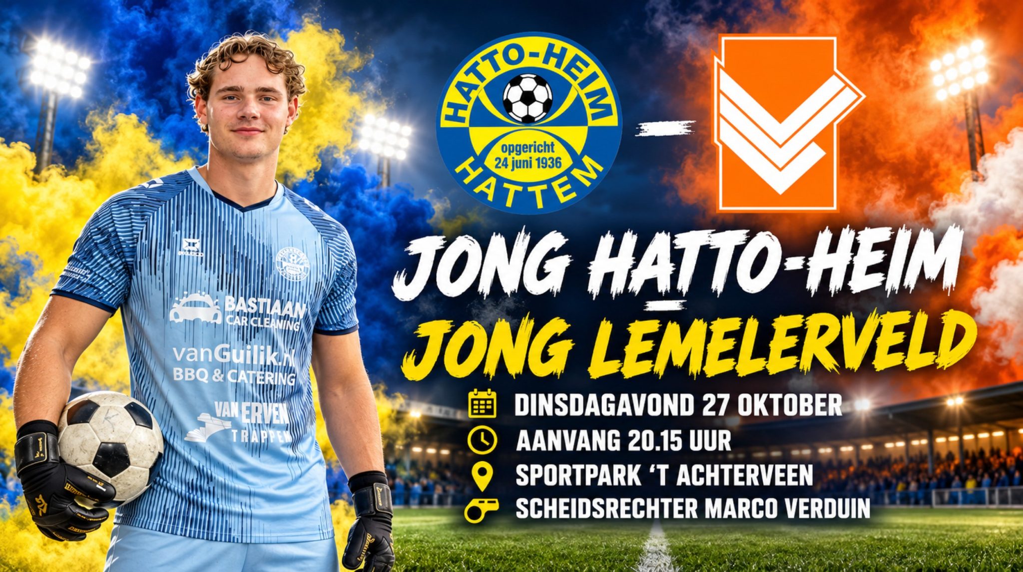 Jonge talenten Hatto-Heim en Lemelerveld treffen elkaar op ’t Achterveen