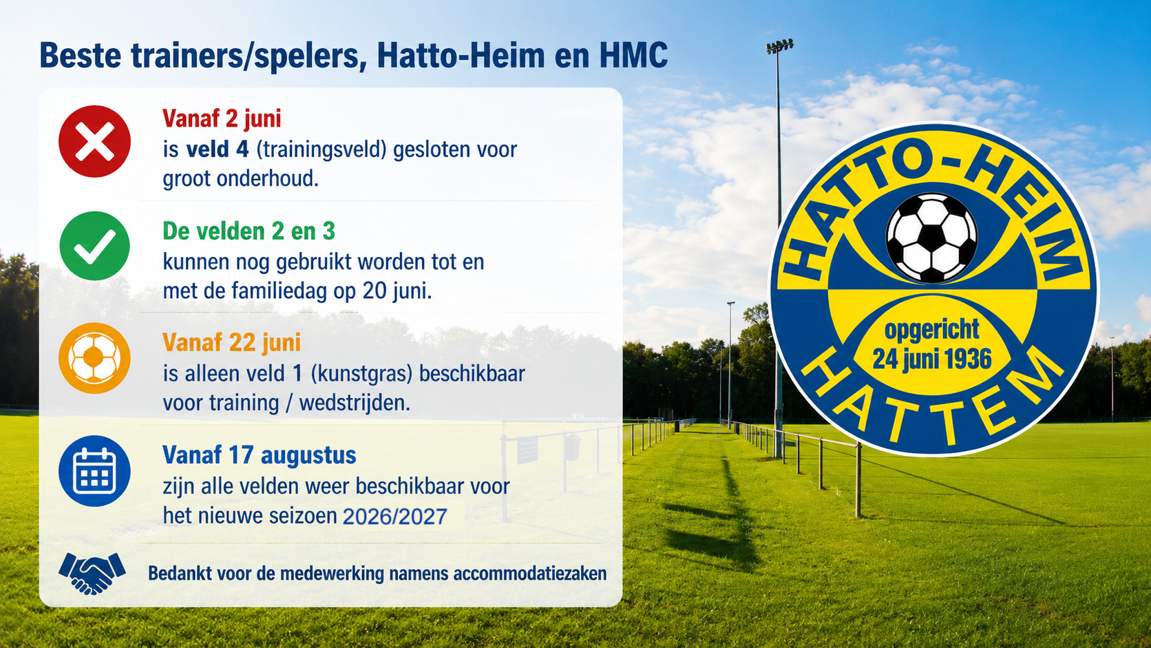 ​Beste trainers/spelers, Hatto-Heim en HMC