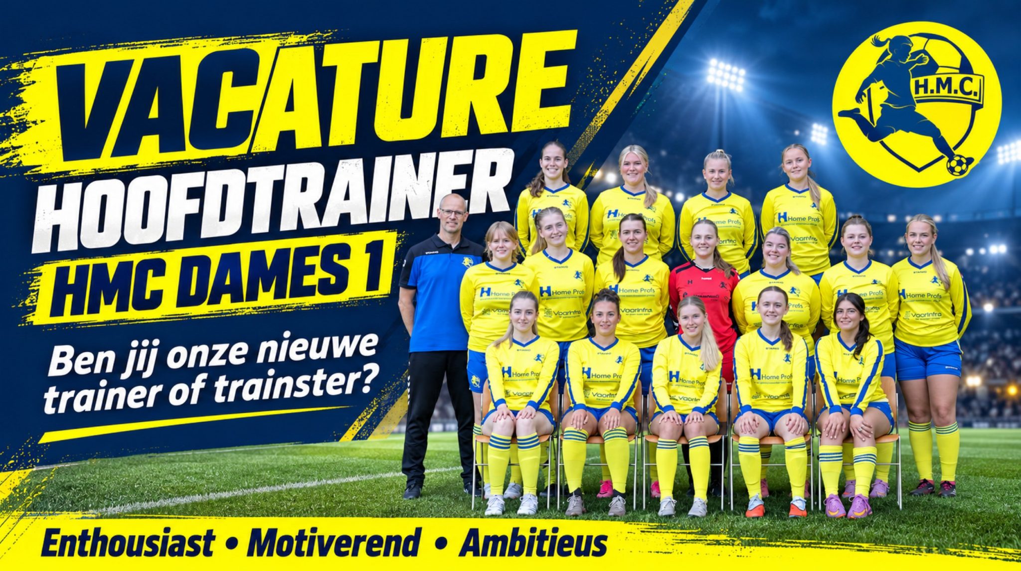 VACATURE: HOOFDTRAINER HMC DAMES 1