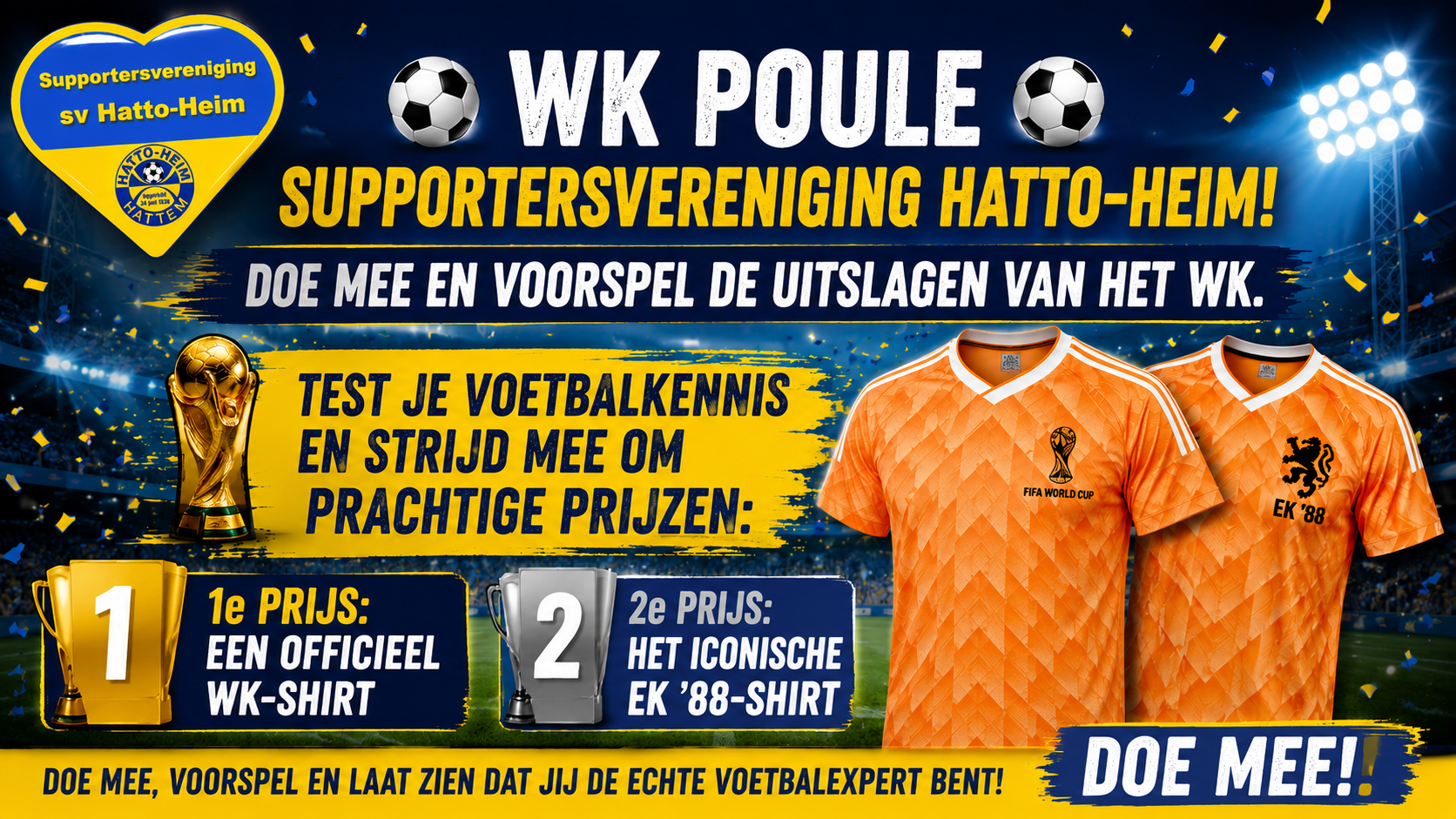 ⚽ WK Poule Supportersvereniging Hatto-Heim! ⚽