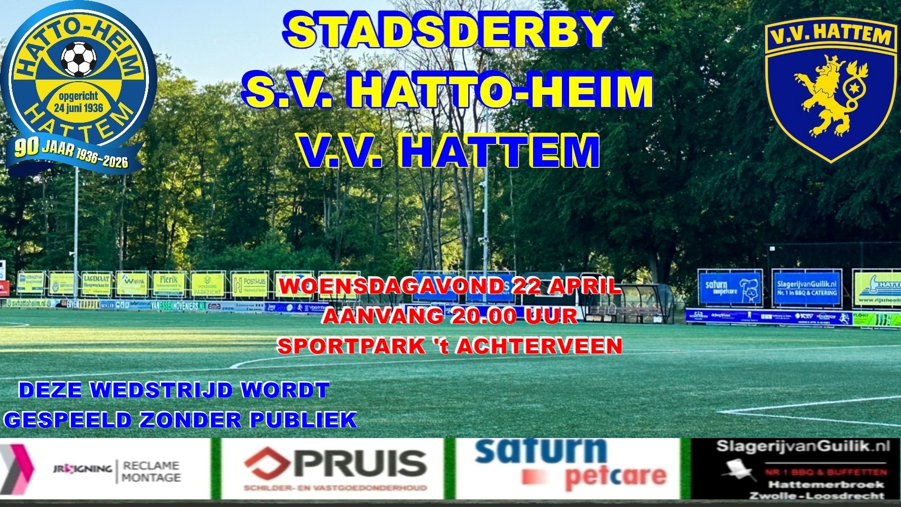 Stadsderby opnieuw ingepland!