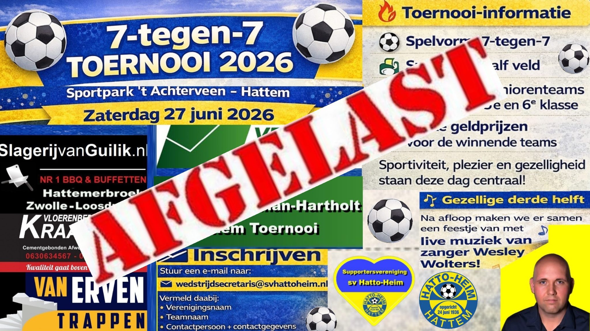ASN Bank & Veldsink Bultman-Hartholt Hattem Toernooi AFGELAST