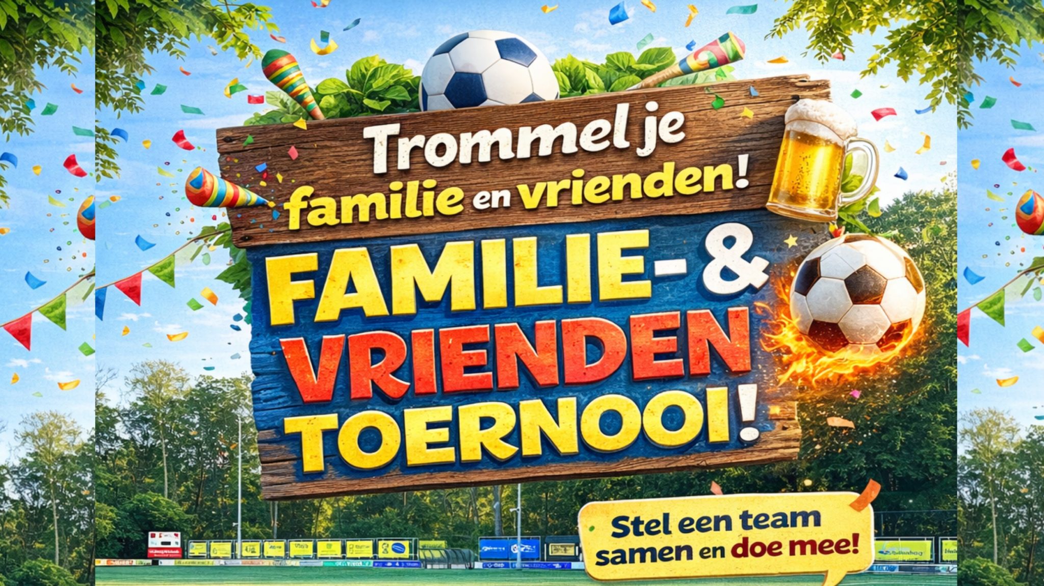 🎉 Trommel je familie en vrienden op! 🎉