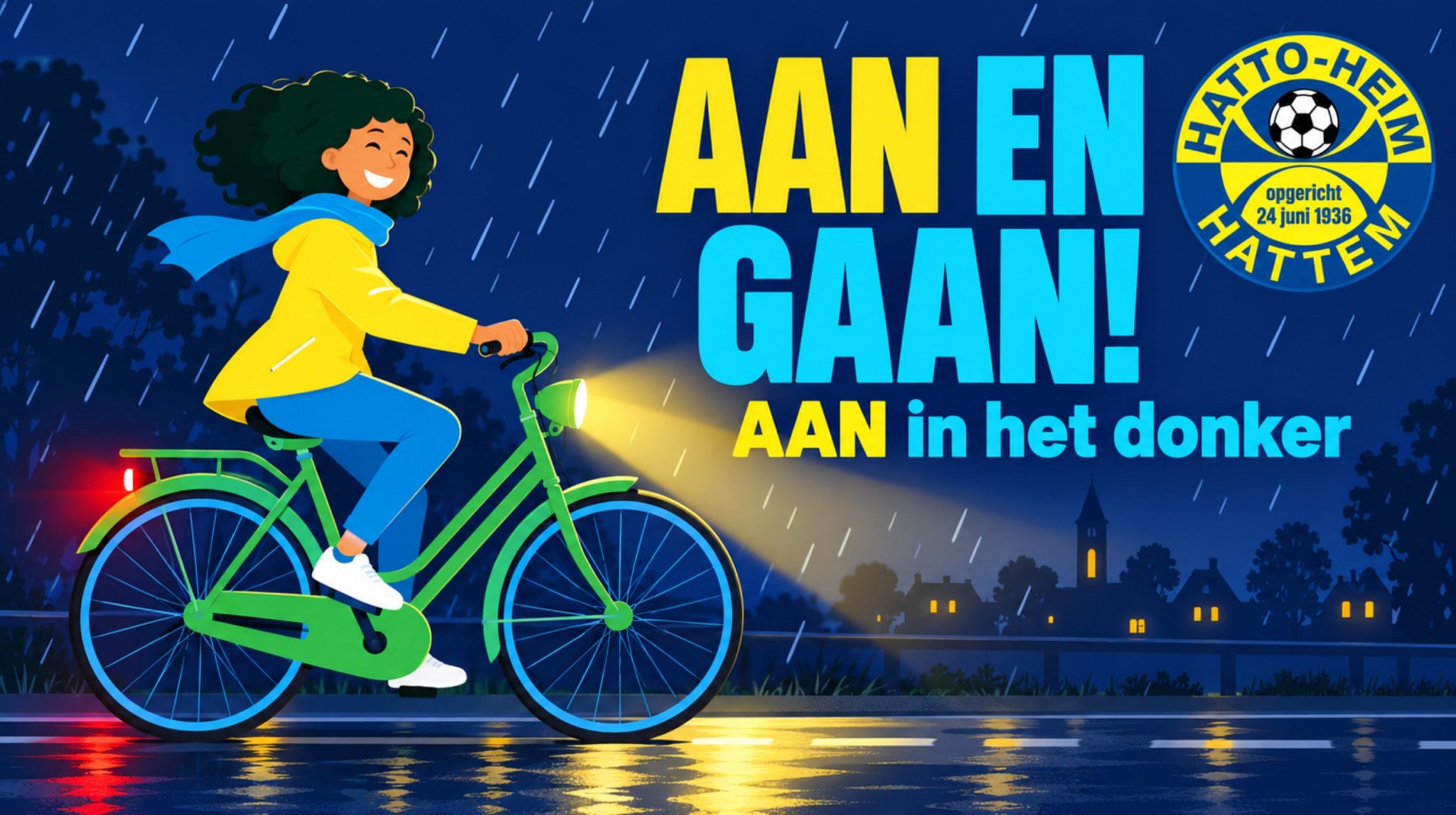 🚴 Fietsverlichting oké? AAN en gaan!